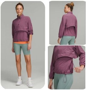 Lululemon Stretch Ripstop RunningHalf-Zip | Vintage Plum | 8-10